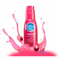 Fun time Cherry Flavoured Lube is a water based lube blended with cherry flavour for a great taste sensation and gentle lubrication 75ml
